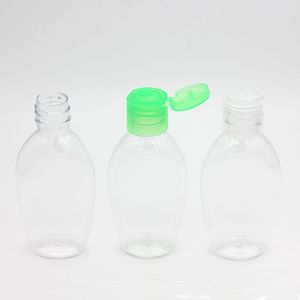 50ml Instant Handdesinfecterend Fles Lege Handwas Flessen PET Plastic Fles voor Ontsmettingsmiddel met Flip Cap Qjlmr