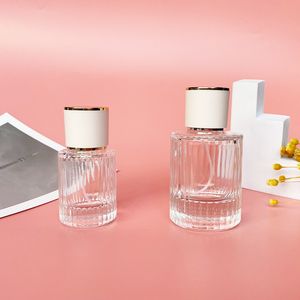 Bouteille vide en verre portable, vaporisateur de parfum, emballage de cosmétiques, 30ml, 50ml