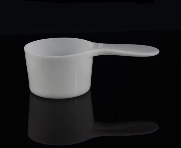Cuillère à mesurer en plastique 50ML 25 grammes cuillère 25g lait en poudre café mesure cuillères outils de cuisine blanc SN4653