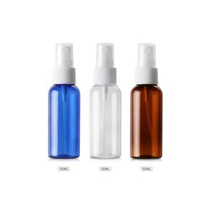 50 ml Pompflessen Parfum Shampoo Lotion Vloeistof Cosmetische Hervulbare Reisfles Druk Mond Punt Bottelen Spray Fles BJ