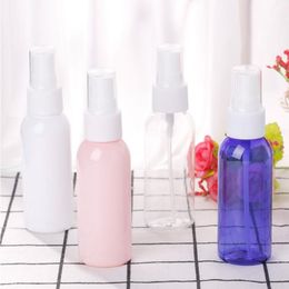 50 ml Sanitizer Spray Fles Lege Handwas flessen Emulsie PET Plastic Mist Spuit Pomp Containers voor Alcohol Wdsoc