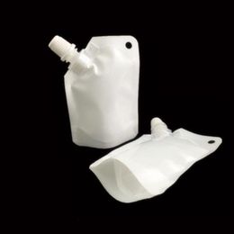 50 ml stand-up drinkpakket transparant prout tas witte dyypack spruit pouch tassen voor drankmelk qw8768 000