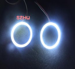 50 mm de diámetro externo 2 piezas Super brillante impermeable LED anillos de Ojos de Ángel lente COB Q5 Hella lámpara grande luces decorativas para coche 3752622