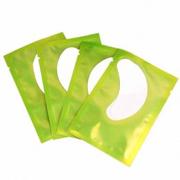 Masque pour les yeux à faux effet, patchs hydratants pour les yeux, L Extensi, Patch de Gel non pelucheux, autocollant, outils de maquillage, 50 paire/lot, O1N5 #