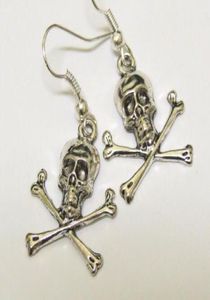 50pair Vintage Silver Skull Hamsa Hand Howl Starfish Sirène Moon Angel Elephant Lotus Feather 925 Ear Dropdangle Chandelier Earri9991257