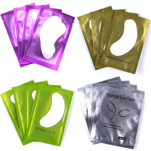 Patchs en papier pour extensions de cils, autocollants pour les yeux greffés, 50 paires/pack