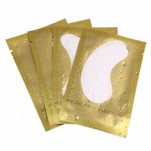 50 par/pack nuevos parches de papel Eyel debajo de las almohadillas para los ojos L Eyel Extensi parches de papel puntas para los ojos envolturas adhesivas herramientas de maquillaje I2wR #