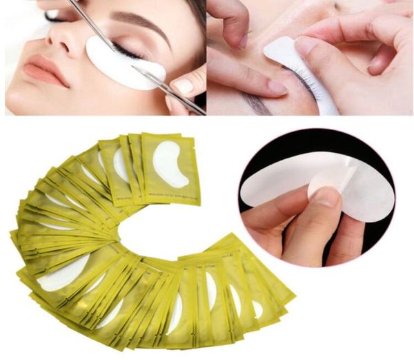 50 paiesset extension de cils Hydrogel sous le masque de gel oculaire Patch Sticker Ruban Plantation de cils greffés Maquiagem Isolement Pad4690742