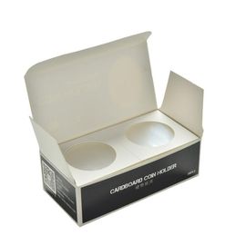 50 unidades de soportes redondos para monedas de 2x2quot35mm, colección de suministros para monedas, soportes de sellos de cartón para faro, funda Storage4297551