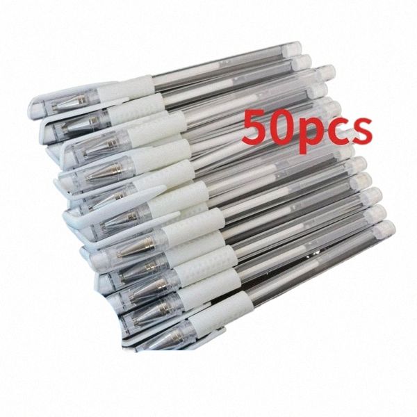 50pc Microblading fournitures stylo marqueur de tatouage accessoires de maquillage permanent blanc stylo marqueur de peau chirurgicale pour outil de scribe de sourcil L8WN #