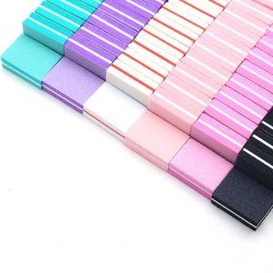 50pc MINI MINI Nail Art Buffer 100/180 Papier de verre Manucure Care Fichier Panage des ongles Polishing File Griding Equipment Tool