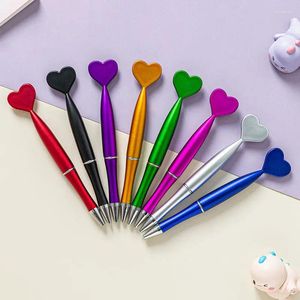 50 stuks 0,5 mm roterende balpen Kawaii liefde hart decoratie neutrale leuke schoolstudent schrijfbenodigdheden cadeau