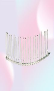 50pcs 10 20 30 dents mariage mariée bricolage fil métal peigne à cheveux Clips bricolage résultats de cheveux accessoires 8105986