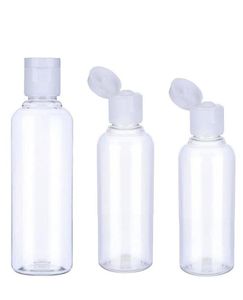 50pcs 10 30 50 60 100 ml Pack de plastique transparent vide bouteille d'eau à aquarement en cristal clair CONTAGNEMENTS CAP TOP TOP TO209527421