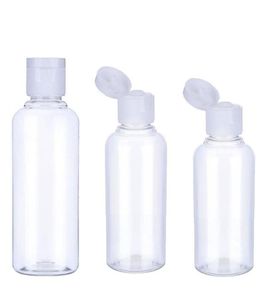 50 stcs 10 30 50 60 100 ml Lege transparant plastic pakket Clamshell Water fles kristalheldere flip top dop verpakkingscontainers T204347653