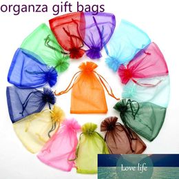 50pcs (10 tailles) Sacs-cadeaux Organza Christmas Halloween Boad Boîte de mariage Boîte de bonbons