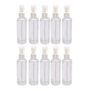 50 stks 100 ml Transparant Plastic Parfum Verstuiver Kleine Mini Lege Spray Hervulbare Fles Flessen Set T200819