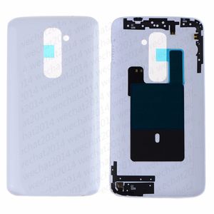 50 stks 100% nieuwe back batterij deur achterkant behuizing glas vervanging voor LG G2 D802 D801 Gratis DHL