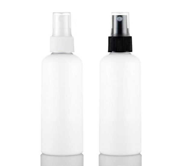 50pcs 100 ml vide bouteille en plastique de pulvérisation blanche PET100CC petites bouteilles de pulvérisation de voyage avec pompe bouteilles de pulvérisation de parfum rechargeables lot4729905