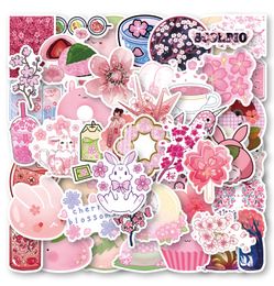 50 stcs 100 stcs sakura graffiti stickers waterdicht voor skateboard auto babyhelm potlood kas dagelijkse telefoon laptop planner decor boek album Kids Toys Diy Decals