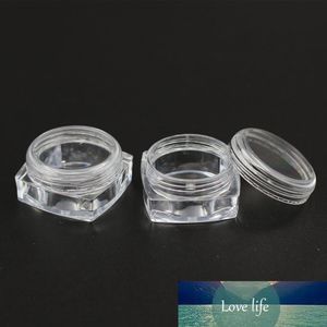 50 stks 10G GRAM Square Clear Plastic Jar met Deksel Cosmetische Kruiken Lege Sample Containers Cream Cosmetische Verpakking Fles