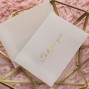 50 pcs 11*8 cm Translucide Blanc Papier Parchemin Enveloppe Carte Bancaire Cartes De Visite mini Enveloppe Invitation