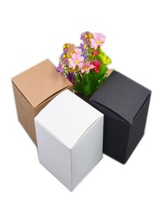 50 stuks 13 maten kraftpapier kartonnen doos voor sieraden geschenk snoep verpakking kartonnen doos geschenk zeep pakket verpakking papier doos wit T192942153