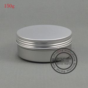 Frascos de aluminio vacíos de 50 Uds., 150 g/ml, botella cosmética rellenable, ungüento, crema, envases de muestra, tapa de rosca