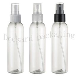 50pcs 150ml Femmes en plastique Parfum Vaporisateur Refillable Maquillage cosmétique eau Pulvérisateur récipient transparent