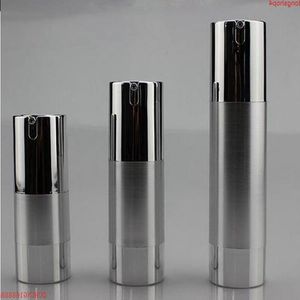 50 stcs 15 ml 30 ml 50 ml UV Silver Gold Airless Vacuümpomplotionfles gebruikt voor cosmetische ContaNergoods QSRKJ