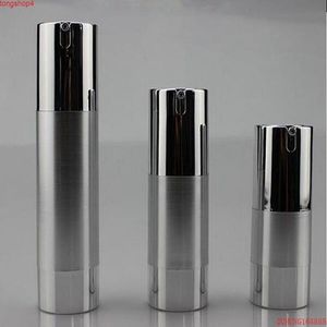 50PCS 15ML 30ML 50ml UV zilver goud airless vacuümpomp lotion fles gebruikt voor Cosmetische Containergoods Sqbmb Hlufs