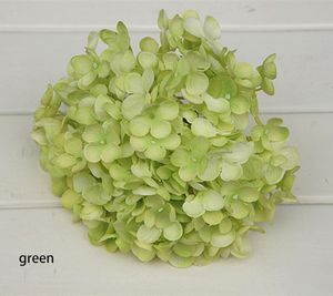 50 stks gratis verzending 19cm / 7.5 inch groothandel emulationele zijde grote hortensia bloem hoofd voor thuis, tuin, bruiloft of muur ornament decoratie