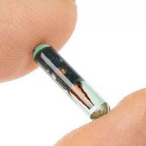 134.2kHz FDX-B RFID Microchips for Pets, 50pcs 2.12x12mm Animal ID Glass Tags, Cat & Fish Compatible