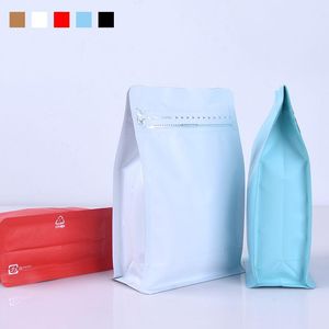 50pcs 20silk Couleur ￠ huit c￴t￩s Sac en aluminium scell￩ Sac d'emballage alimentaire Sac d'emballage de chat