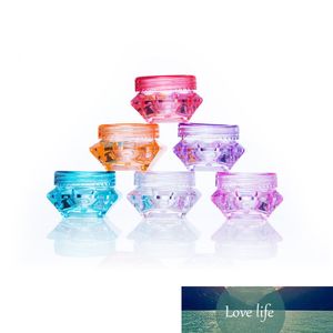 50pcs 3g 5g Plastic Diamond Shaped Cosmetic Jars Skin Care Containers Lotion Bottle Vial Face Cream Sample Pot Nail Art Gel Box
