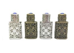 50 stcs 3 ml bronzen stijl Arabische parfumflessen Arabische glazen flescontainer met ambachtelijke decoratie1669503