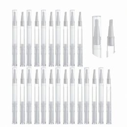 50 stks 3 ml Transparante Twist Pen voor Nagelriemolie Applicator, lege Nagelolie Pen Eyel Groei Vloeistof Buis Lipgloss J9ZJ #
