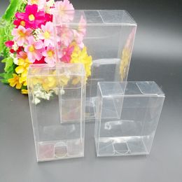 50pcs 3xwxh PVC Boîte en plastique transparent Boîtes en plastique transparent Boîte bijoux Boîte cadeau Mariage / Noël / Candy / Party for Gift Packing Box