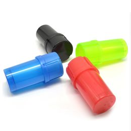 50 pièces 4 couleurs broyeur en plastique 40mm diamètre tabac herbe broyeur mallette de rangement broyeurs fumée tuyau Cigarette accessoires