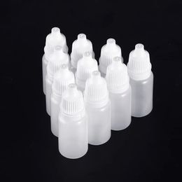 50 -stks 5 ml lege plastic geperste druppel flessen oogvloeistof druppel druppelende flessen navulbare fles kleine druppels flessen