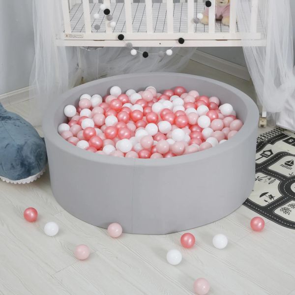 50pcs 7cm balles de fosse à balles en plastique coloré en plastique de jeu bébé joues balles pour puits de balle pour tout-petits, enfants rebond house, baby piscine playhouse