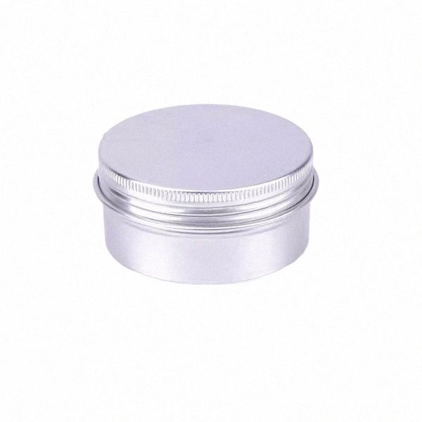 50pcs * 80g Pot en aluminium avec bouchon à vis Vide Cosmétique Ctainer Crème Échantillon Boîtes 80 ml Baume à lèvres Petit Pot en métal Nail Art Cans Z4kz #