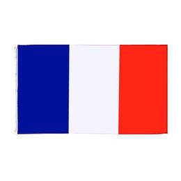 50pcs 90x150cm FRANCE FLAG POLYESTER BANNIERS FACHS POUR PROSSIE FRANSS FLAGS ET BANNIERS NATIONALS 3X5FT P306