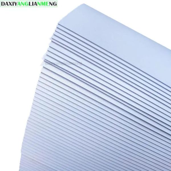 50pcs A4 21x29.7cm 120 150 200 250 300 350 GSM Pearl Paper Doble Doble Color Blanco Modelo de boda Modelos de bricolaje