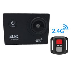 Cámara de acción F60R 4K 30FPS 1080P 60FPS WIFI 2.0 "170D Cam Camban Implaz de agua Control remoto Control remoto 7 colores