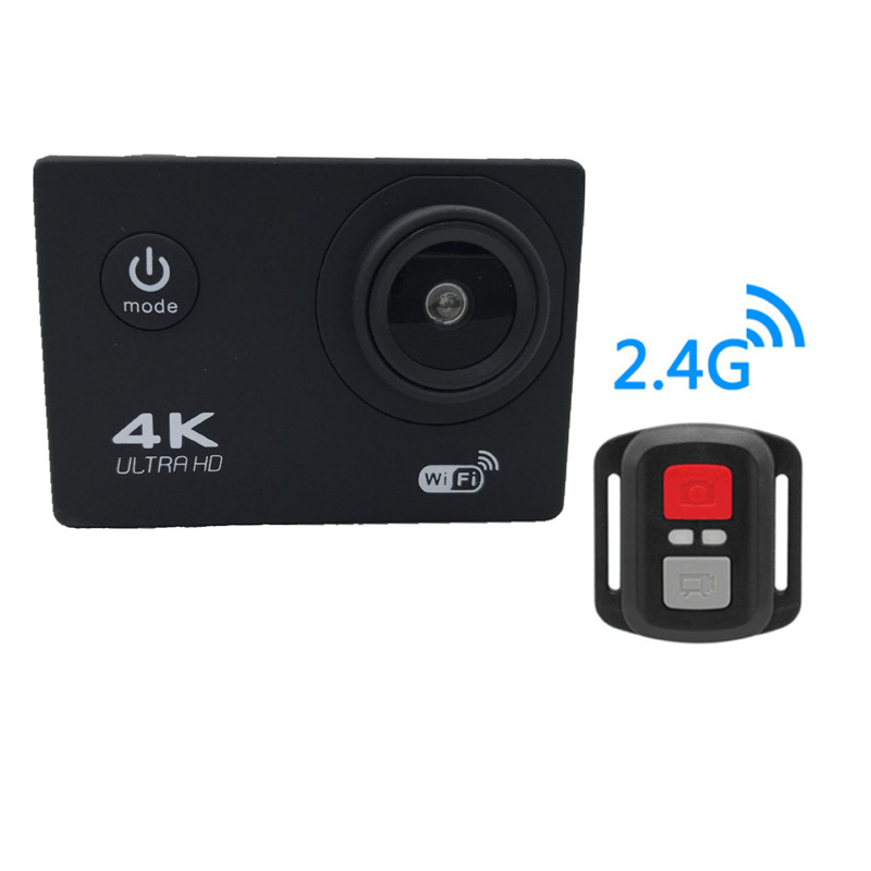 Action camera F60R 4K 30fps 1080p 60fps WiFi 2.0" 170D Helmet Cam waterproof Sports camera Remote control 7 colors