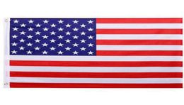 50pcs drapeau américain USA Garden Office Banner Flags 3x5 ft Bannner Quality Stars Stripes Polyester Flag robuste 15090 CM6745882