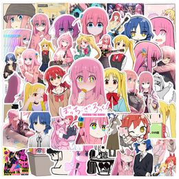 50 Pcs anime BOCCHI LE ROCK Autocollant Gotoh Hitori Graffiti Enfants Jouet Planche À Roulettes voiture Moto Vélo Autocollant Stickers En Gros