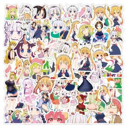 50 stcs anime Miss Kobayashi's Dragon Maid -sticker Graffiti Kids Toy Skateboard Car Motorcycle Bicycle Sticker Sticker Decals Groothandel