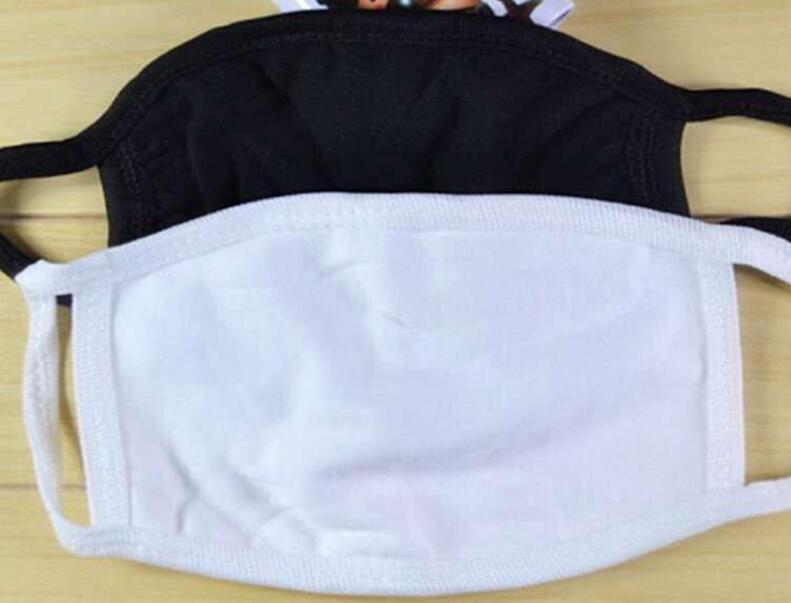 100 pcs Anti-Poussière Coton Bouche Visage Masque Unisexe Homme Femme Cyclisme Portant Noir Mode Coton Masques Bonne Qualité